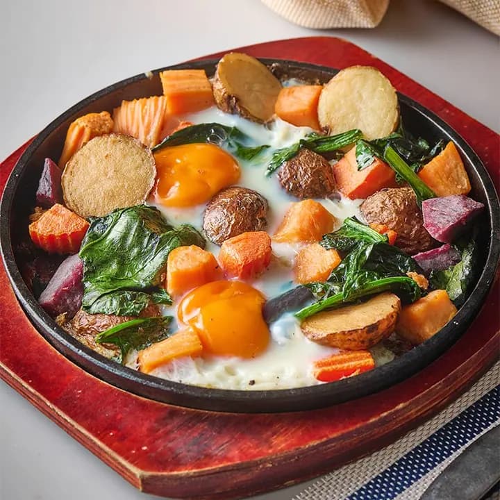 Mixed Potato Egg Pan